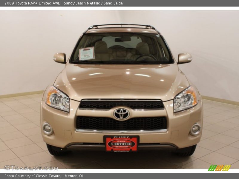 Sandy Beach Metallic / Sand Beige 2009 Toyota RAV4 Limited 4WD