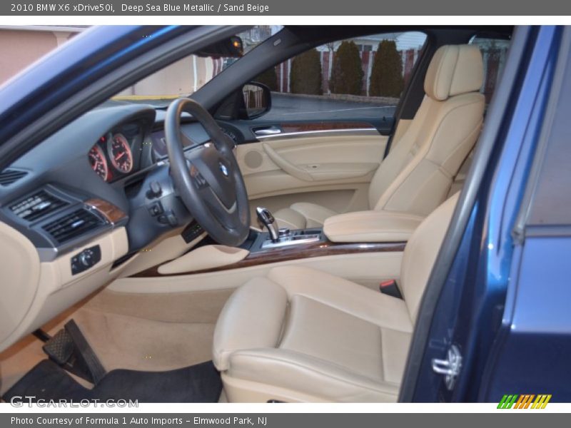  2010 X6 xDrive50i Sand Beige Interior