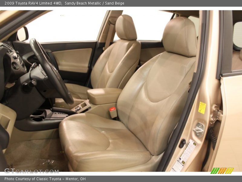 Sandy Beach Metallic / Sand Beige 2009 Toyota RAV4 Limited 4WD