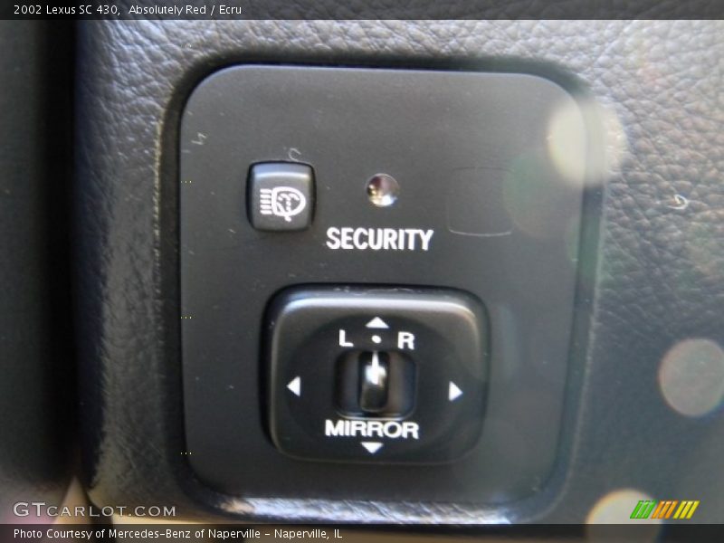 Absolutely Red / Ecru 2002 Lexus SC 430