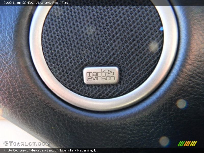 Absolutely Red / Ecru 2002 Lexus SC 430