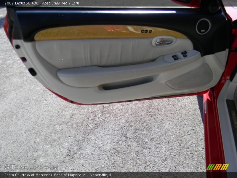 Absolutely Red / Ecru 2002 Lexus SC 430