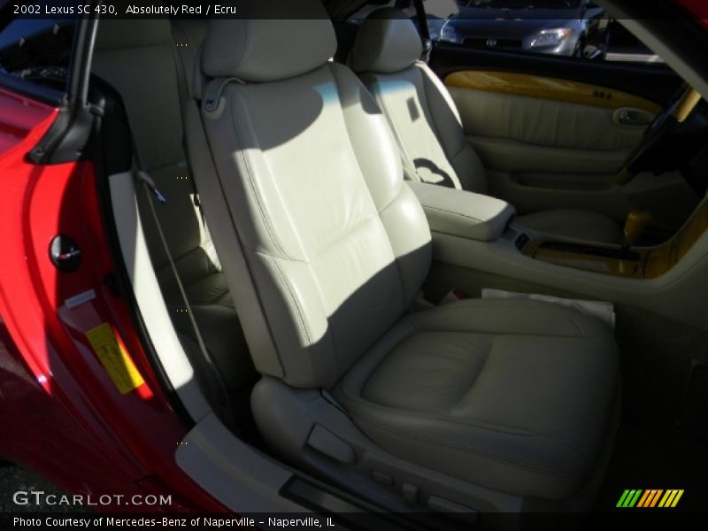 Absolutely Red / Ecru 2002 Lexus SC 430