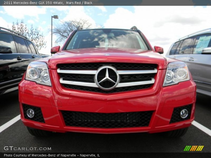 Mars Red / Black 2011 Mercedes-Benz GLK 350 4Matic