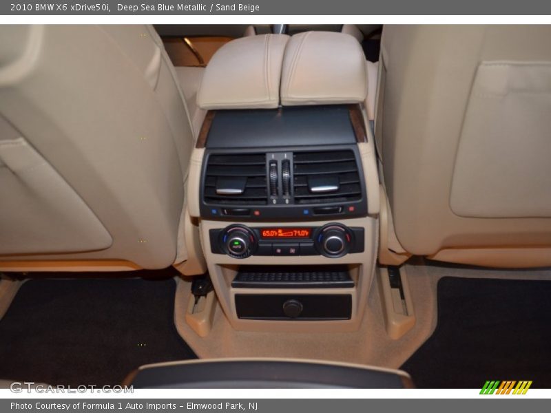 Deep Sea Blue Metallic / Sand Beige 2010 BMW X6 xDrive50i