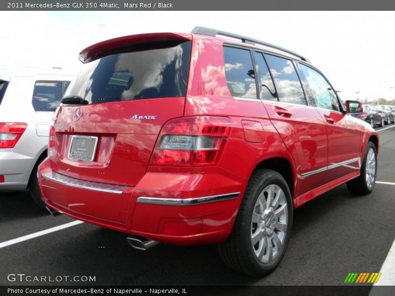 Mars Red / Black 2011 Mercedes-Benz GLK 350 4Matic