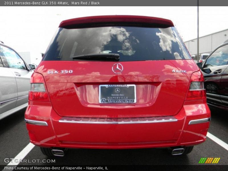 Mars Red / Black 2011 Mercedes-Benz GLK 350 4Matic