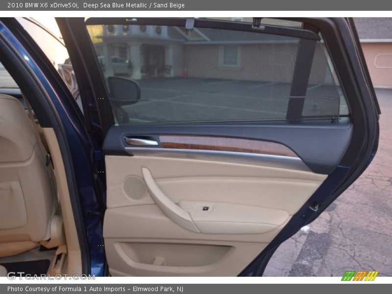 Deep Sea Blue Metallic / Sand Beige 2010 BMW X6 xDrive50i