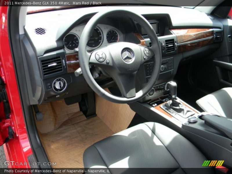 Mars Red / Black 2011 Mercedes-Benz GLK 350 4Matic