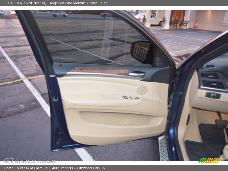Deep Sea Blue Metallic / Sand Beige 2010 BMW X6 xDrive50i