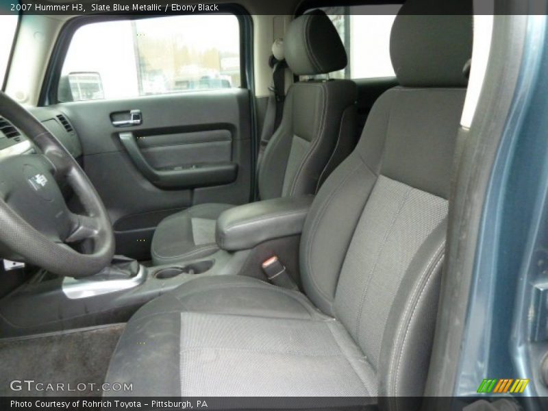 Slate Blue Metallic / Ebony Black 2007 Hummer H3