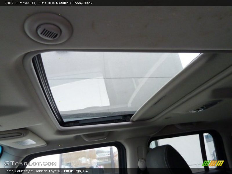 Slate Blue Metallic / Ebony Black 2007 Hummer H3