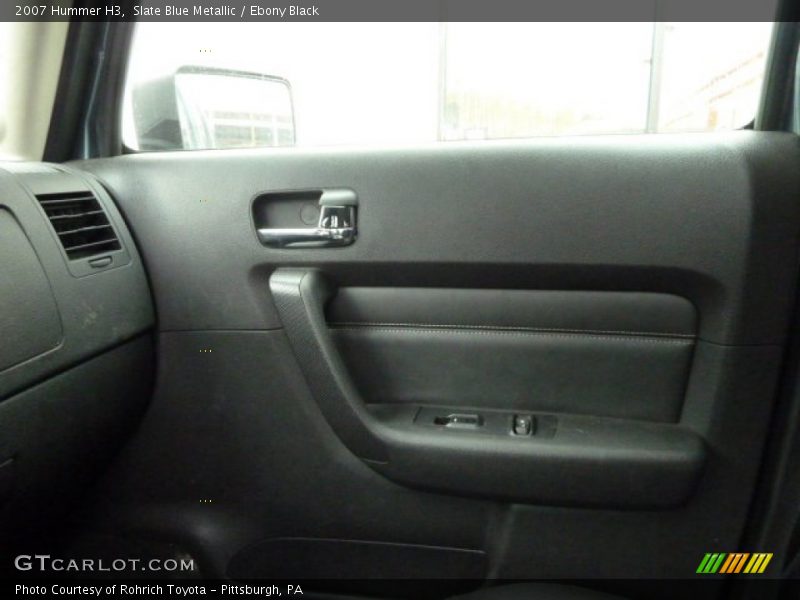 Slate Blue Metallic / Ebony Black 2007 Hummer H3