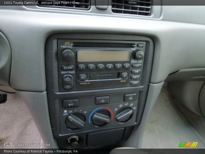 Antique Sage Pearl / Gray 2001 Toyota Camry LE
