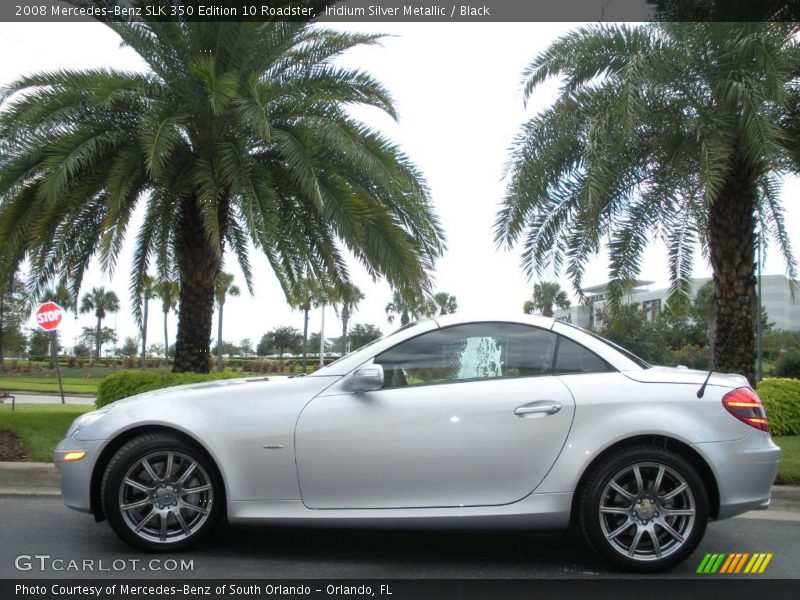 Iridium Silver Metallic / Black 2008 Mercedes-Benz SLK 350 Edition 10 Roadster