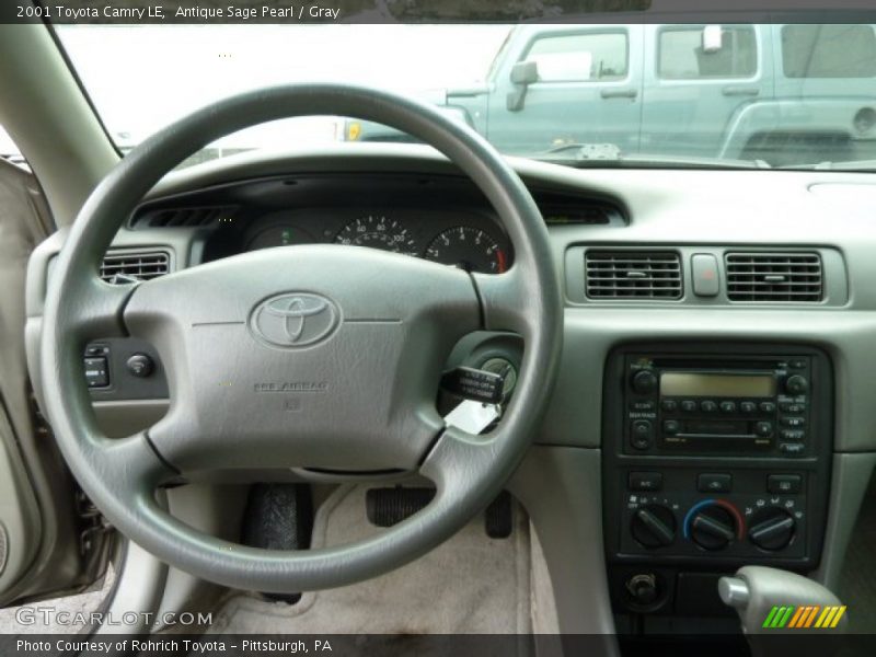 Antique Sage Pearl / Gray 2001 Toyota Camry LE