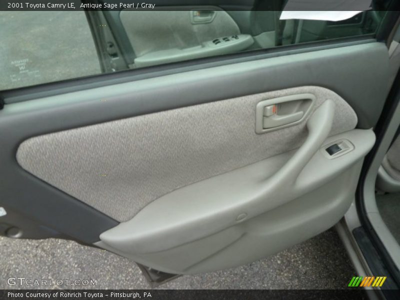 Antique Sage Pearl / Gray 2001 Toyota Camry LE