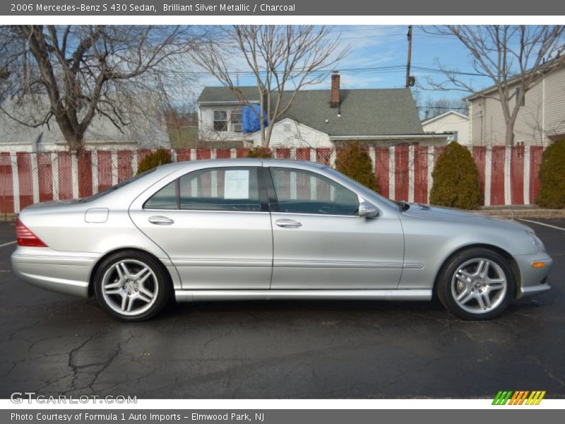 Brilliant Silver Metallic / Charcoal 2006 Mercedes-Benz S 430 Sedan