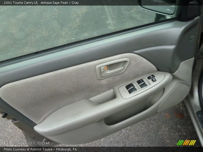 Antique Sage Pearl / Gray 2001 Toyota Camry LE