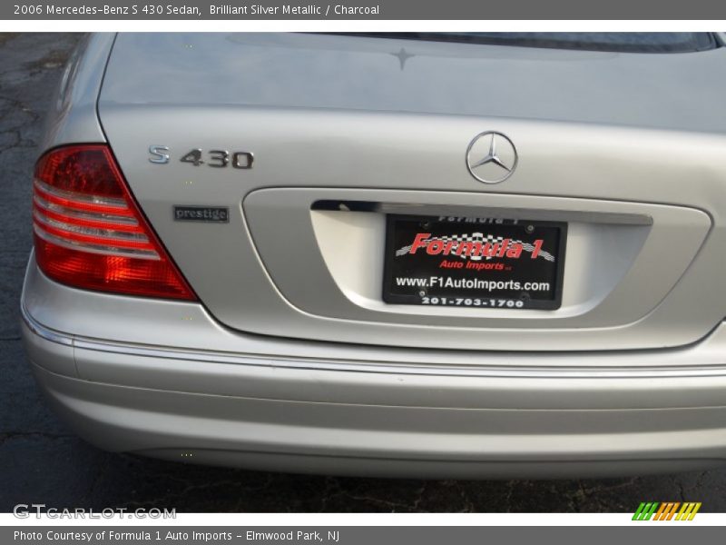 Brilliant Silver Metallic / Charcoal 2006 Mercedes-Benz S 430 Sedan
