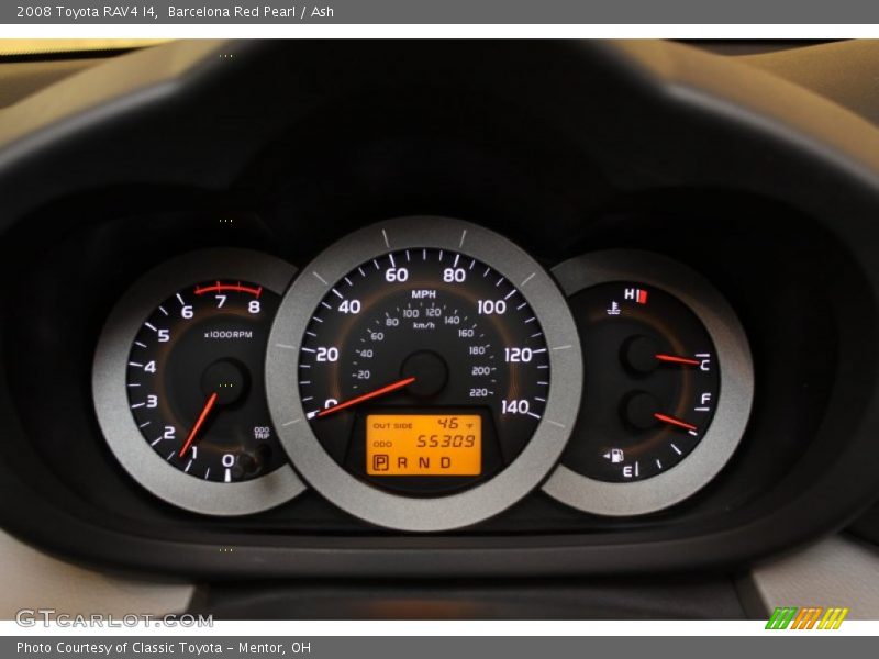 Barcelona Red Pearl / Ash 2008 Toyota RAV4 I4
