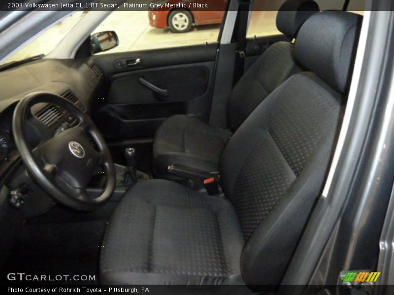 Platinum Grey Metallic / Black 2003 Volkswagen Jetta GL 1.8T Sedan