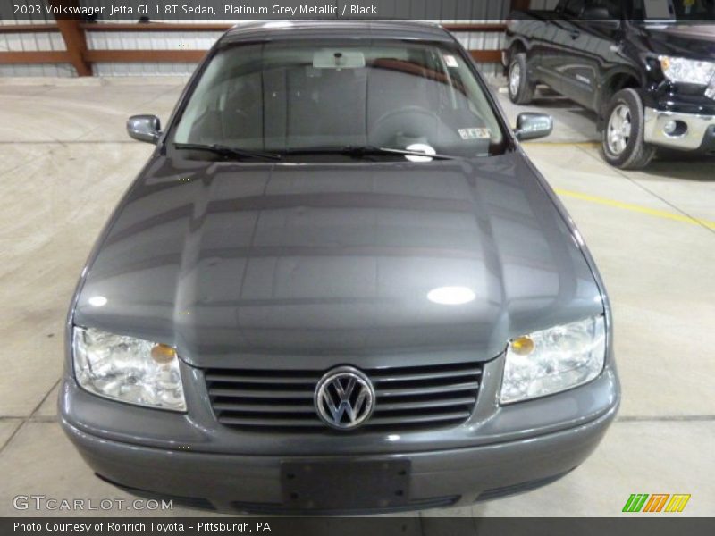 Platinum Grey Metallic / Black 2003 Volkswagen Jetta GL 1.8T Sedan