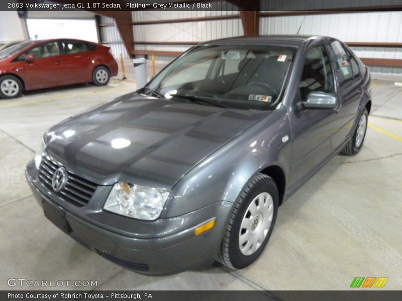 Platinum Grey Metallic / Black 2003 Volkswagen Jetta GL 1.8T Sedan