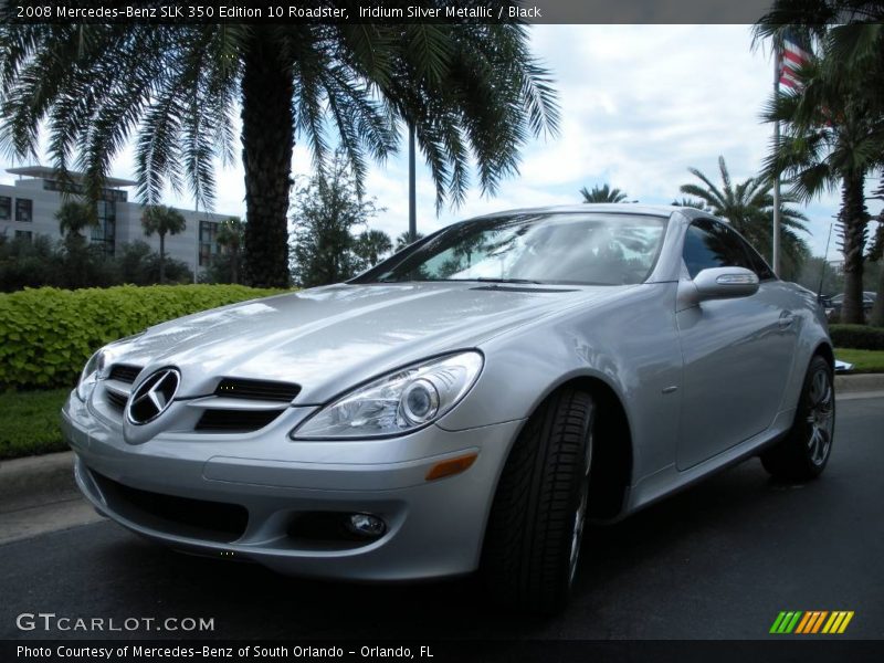 Iridium Silver Metallic / Black 2008 Mercedes-Benz SLK 350 Edition 10 Roadster