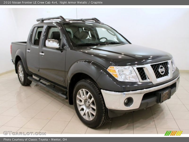 Night Armor Metallic / Graphite 2010 Nissan Frontier LE Crew Cab 4x4