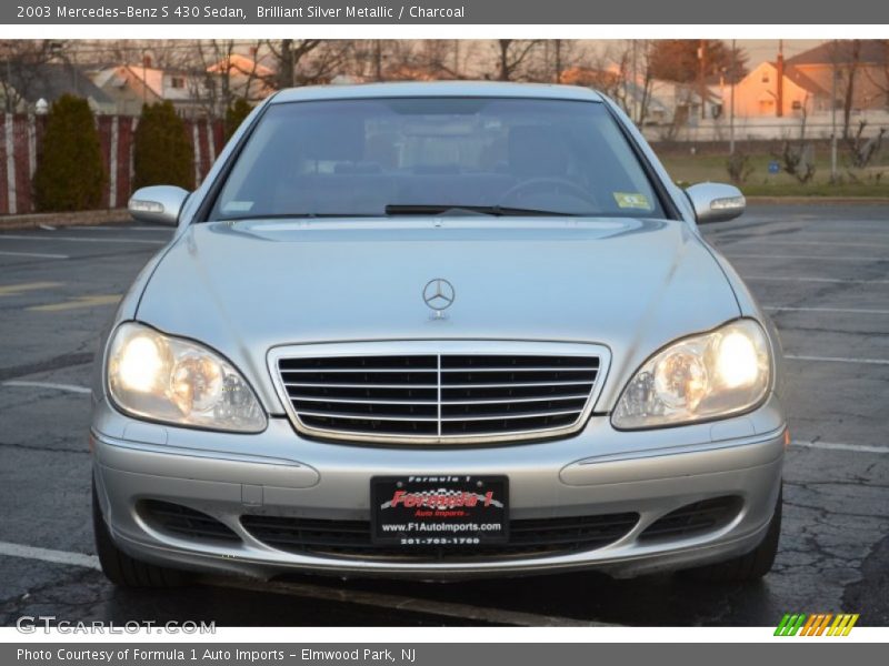 Brilliant Silver Metallic / Charcoal 2003 Mercedes-Benz S 430 Sedan