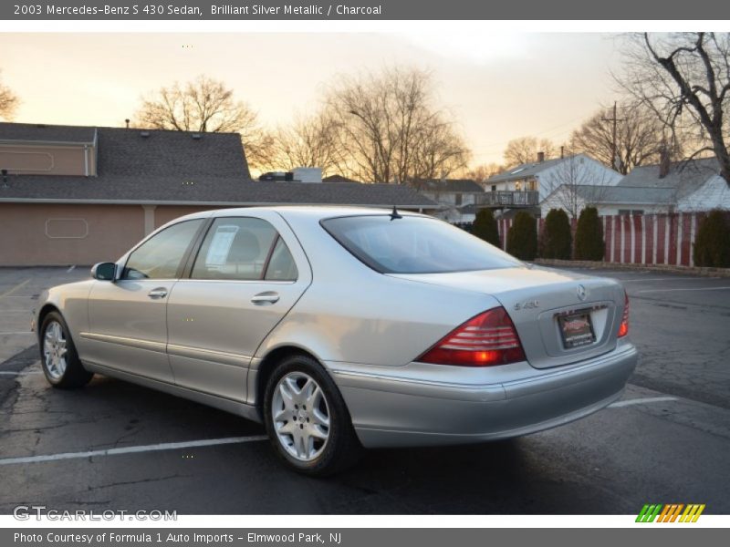 Brilliant Silver Metallic / Charcoal 2003 Mercedes-Benz S 430 Sedan
