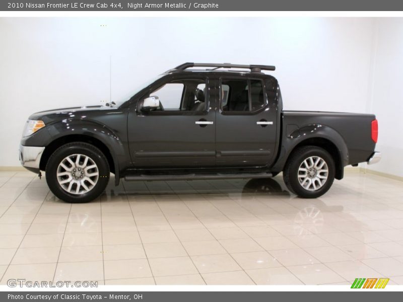 Night Armor Metallic / Graphite 2010 Nissan Frontier LE Crew Cab 4x4