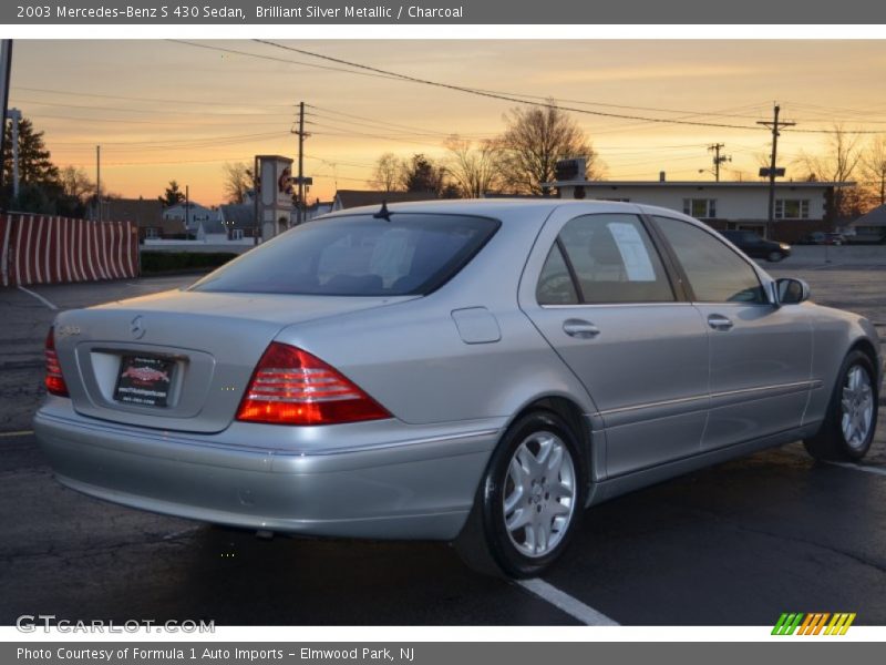 Brilliant Silver Metallic / Charcoal 2003 Mercedes-Benz S 430 Sedan