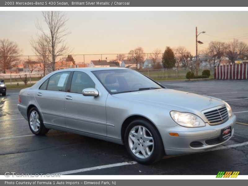 Brilliant Silver Metallic / Charcoal 2003 Mercedes-Benz S 430 Sedan