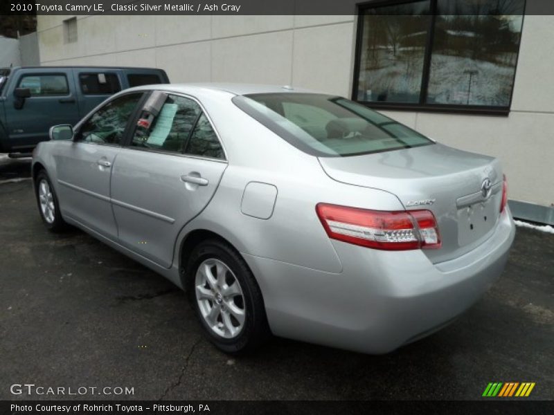 Classic Silver Metallic / Ash Gray 2010 Toyota Camry LE