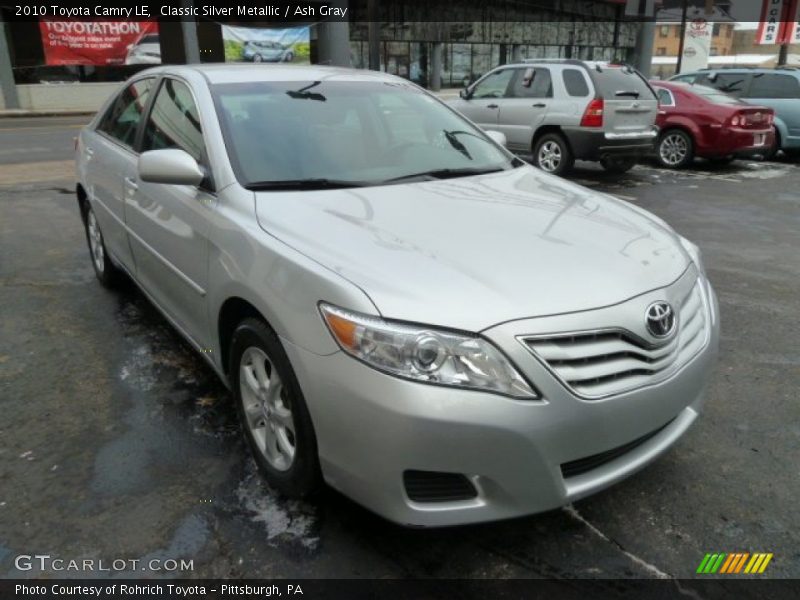 Classic Silver Metallic / Ash Gray 2010 Toyota Camry LE