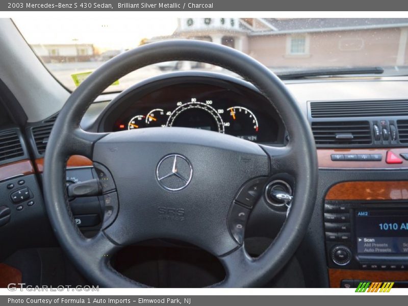 Brilliant Silver Metallic / Charcoal 2003 Mercedes-Benz S 430 Sedan