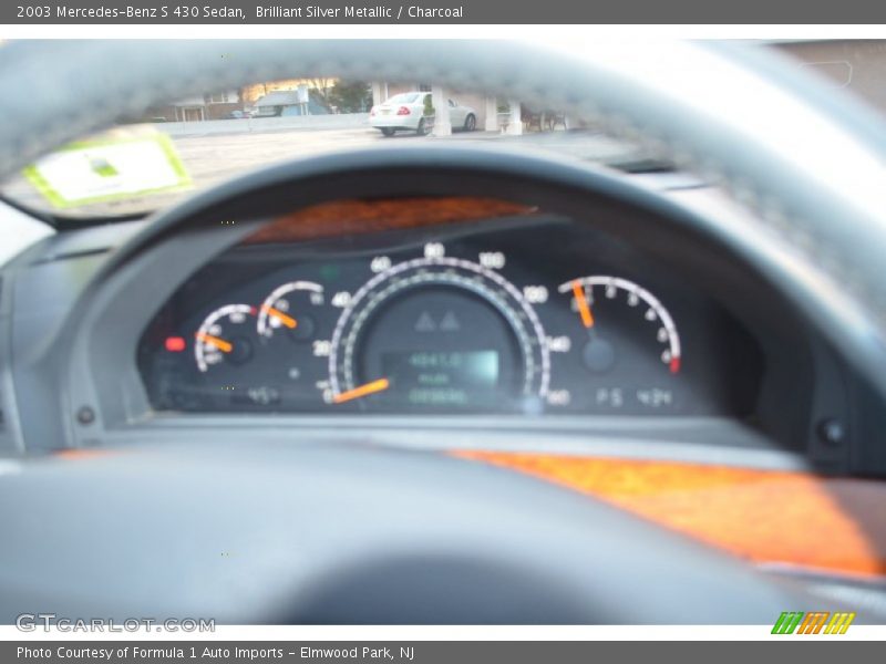 Brilliant Silver Metallic / Charcoal 2003 Mercedes-Benz S 430 Sedan