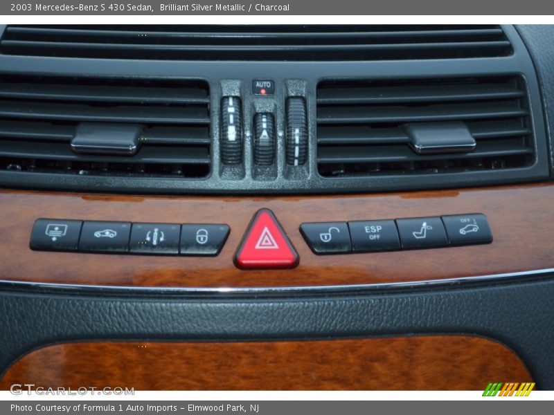 Brilliant Silver Metallic / Charcoal 2003 Mercedes-Benz S 430 Sedan