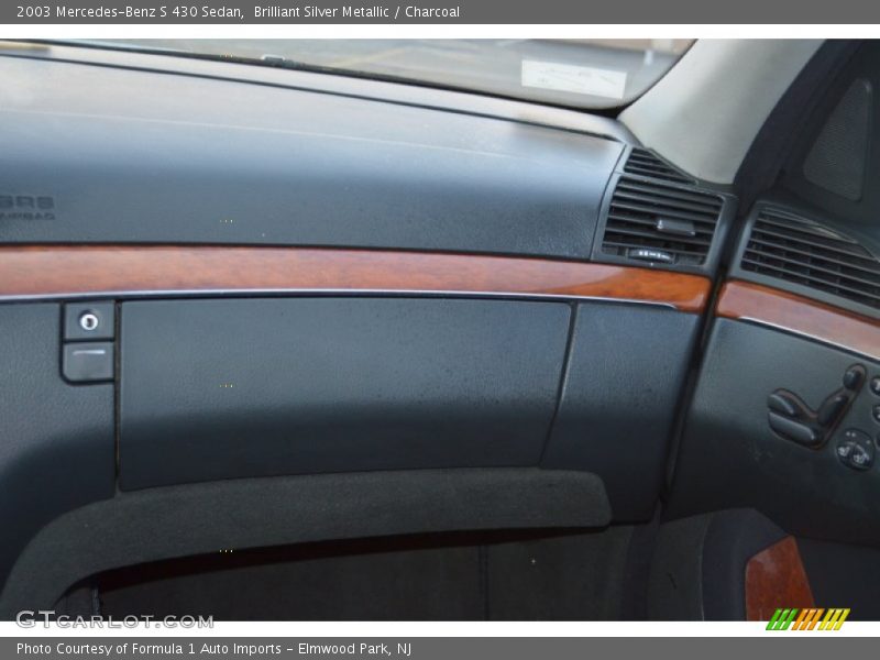 Brilliant Silver Metallic / Charcoal 2003 Mercedes-Benz S 430 Sedan