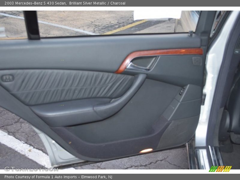 Brilliant Silver Metallic / Charcoal 2003 Mercedes-Benz S 430 Sedan