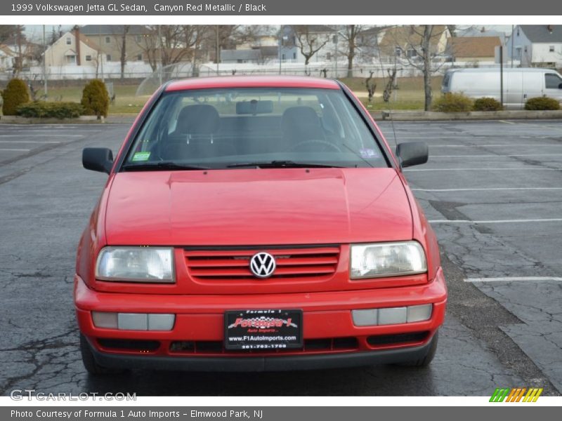 Canyon Red Metallic / Black 1999 Volkswagen Jetta GL Sedan