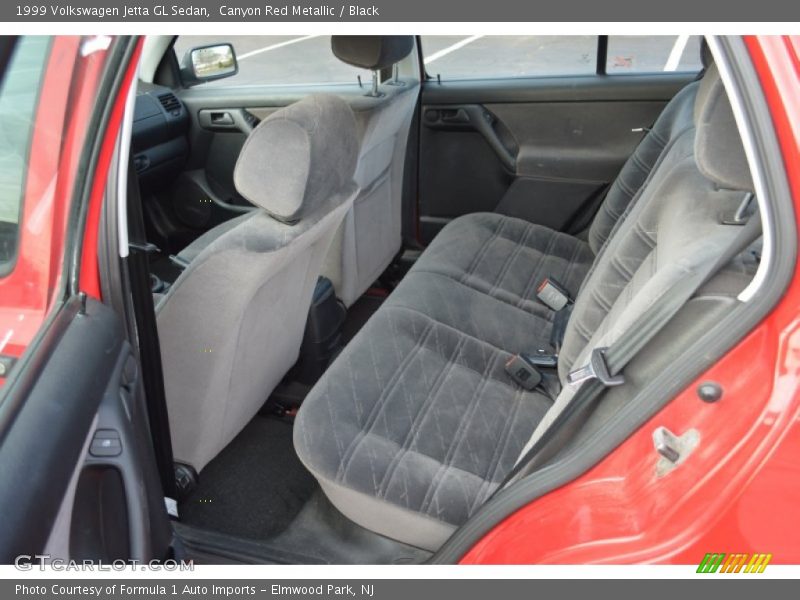 Canyon Red Metallic / Black 1999 Volkswagen Jetta GL Sedan