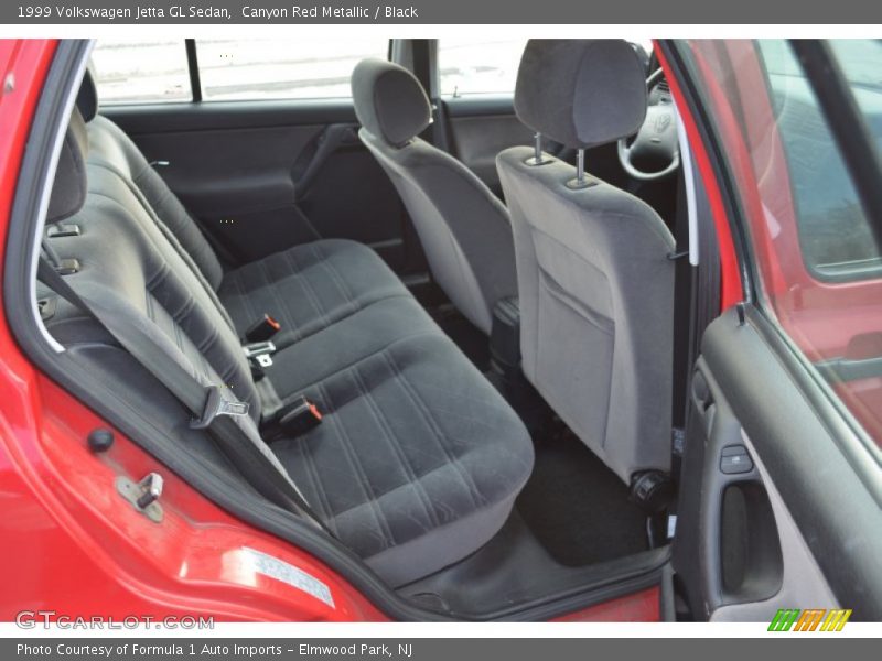 Canyon Red Metallic / Black 1999 Volkswagen Jetta GL Sedan