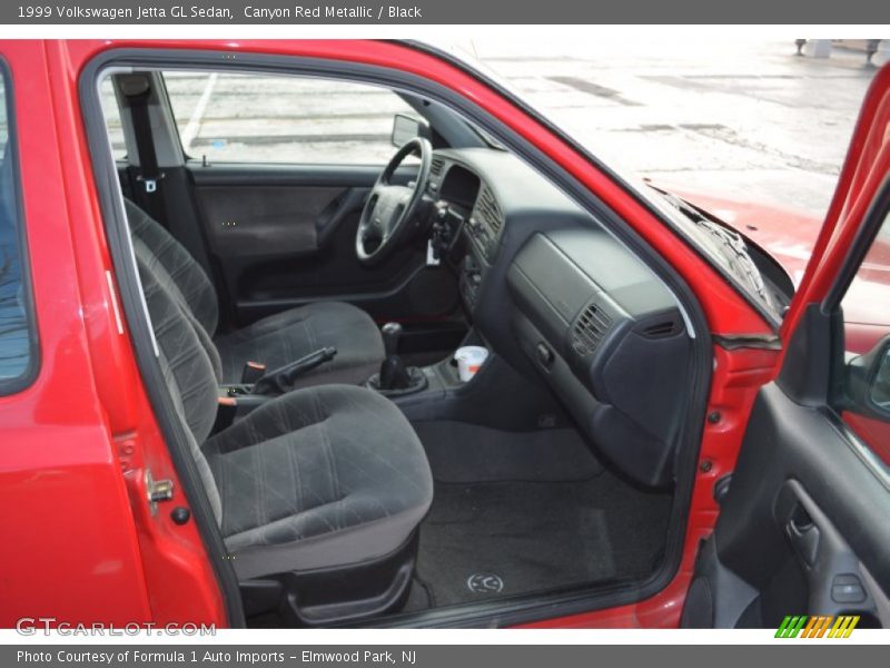 Canyon Red Metallic / Black 1999 Volkswagen Jetta GL Sedan