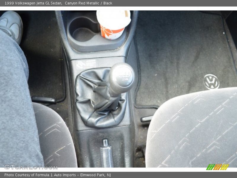 Canyon Red Metallic / Black 1999 Volkswagen Jetta GL Sedan