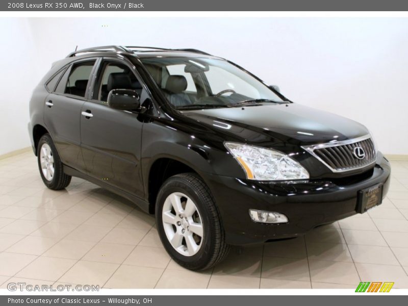 Black Onyx / Black 2008 Lexus RX 350 AWD