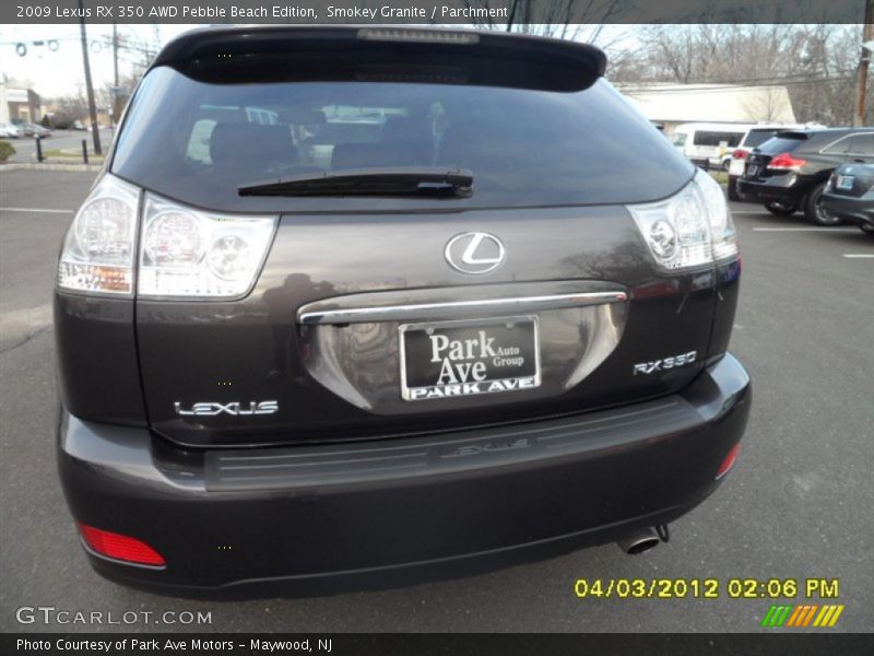 Smokey Granite / Parchment 2009 Lexus RX 350 AWD Pebble Beach Edition