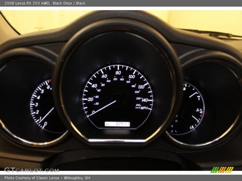 Black Onyx / Black 2008 Lexus RX 350 AWD